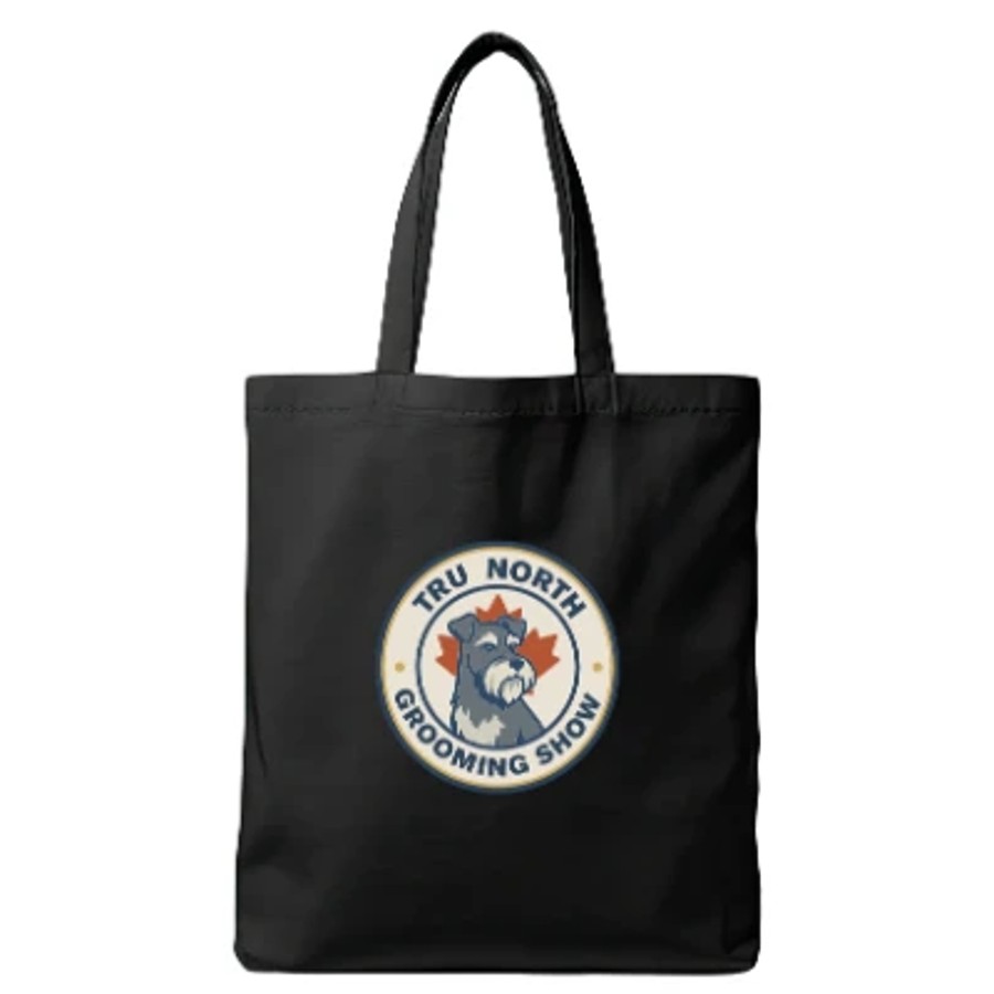 Tote Bag in Black with the Tru North Grooming Show crest